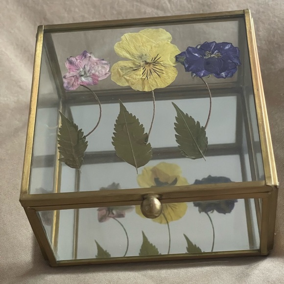 Jewelry Box - Antique-Style Gold Mirror - Picture 7 of 7